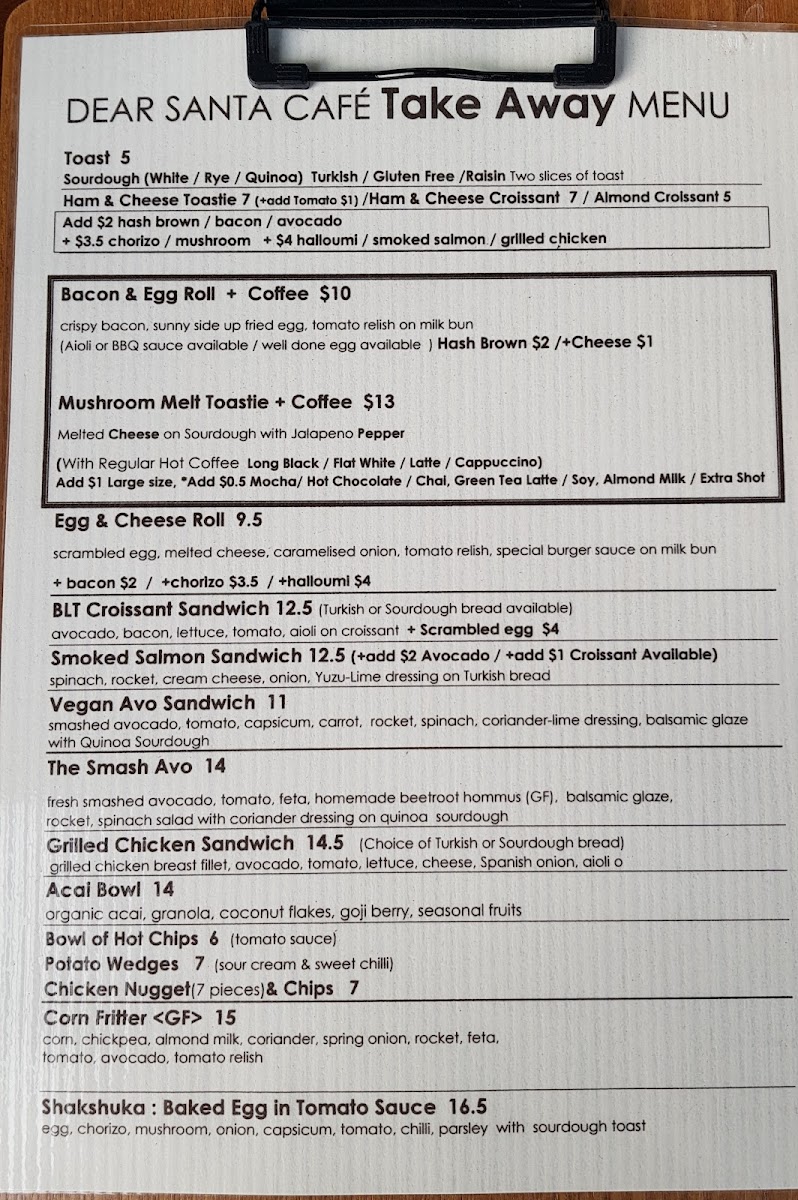 Menu Yoonin Table-7