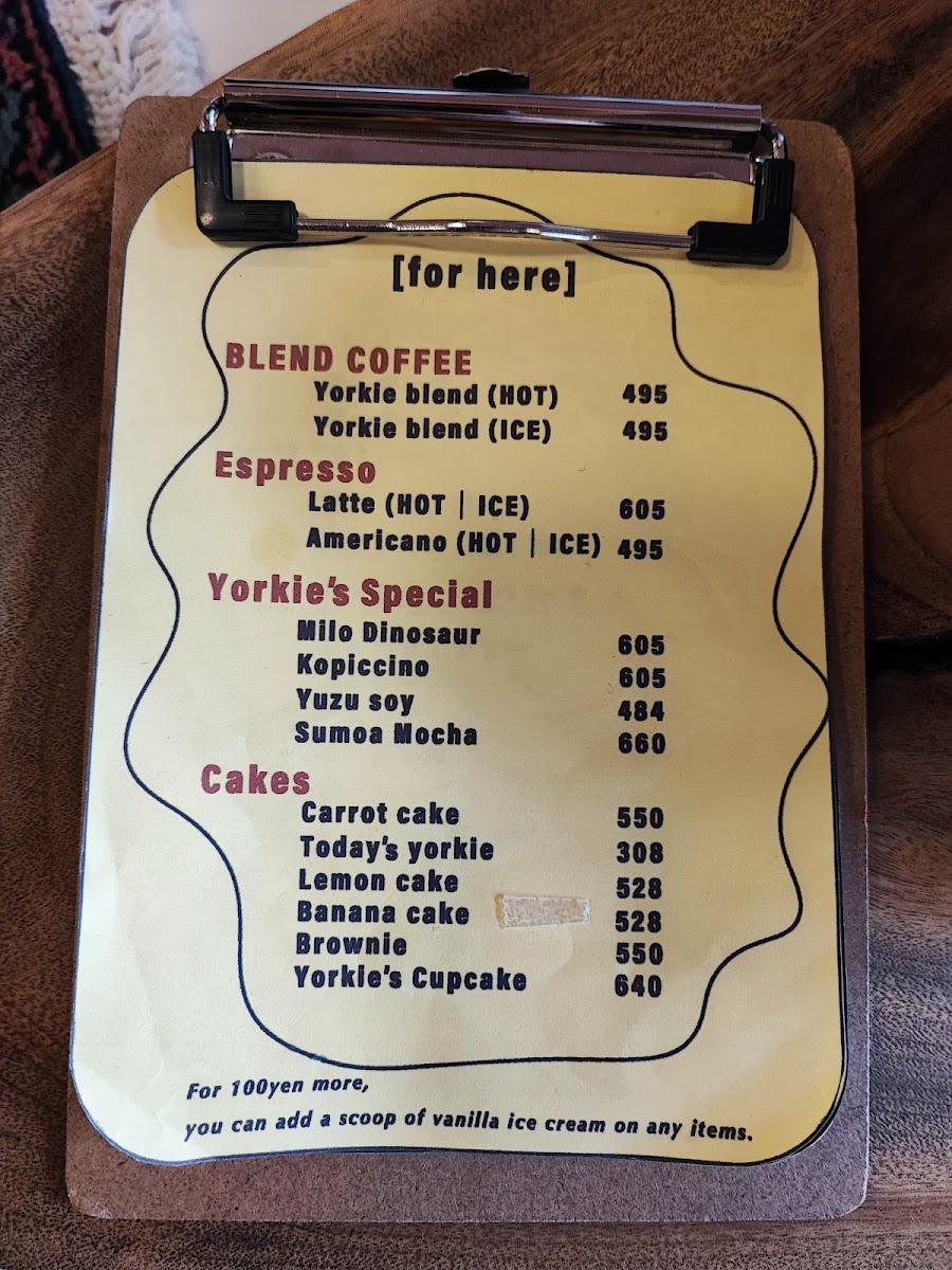 Menu Yorkie Coffee-1