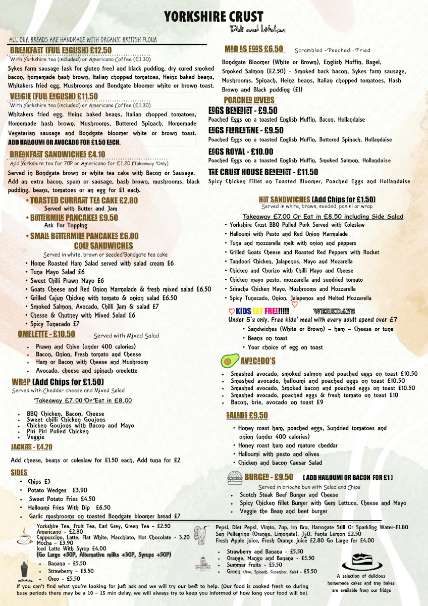 Menu Yorkshire Crust-1