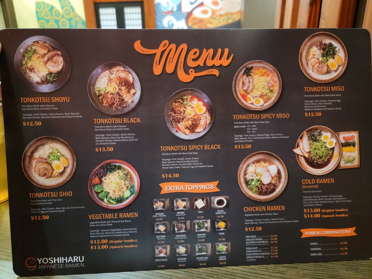 Menu Yoshiharu Ramen-4