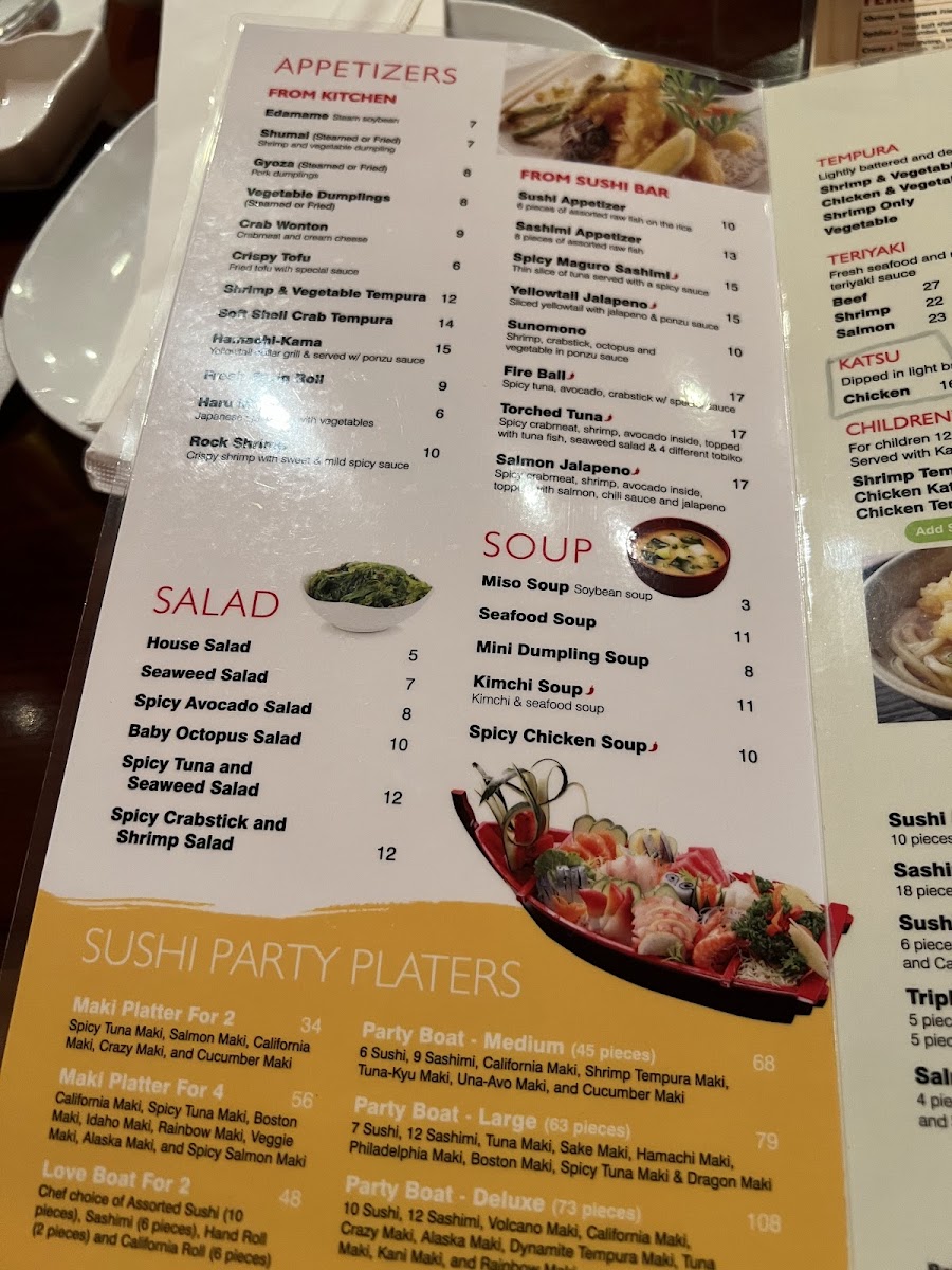 Menu Yoshimama Japanese Sushi Bar-6