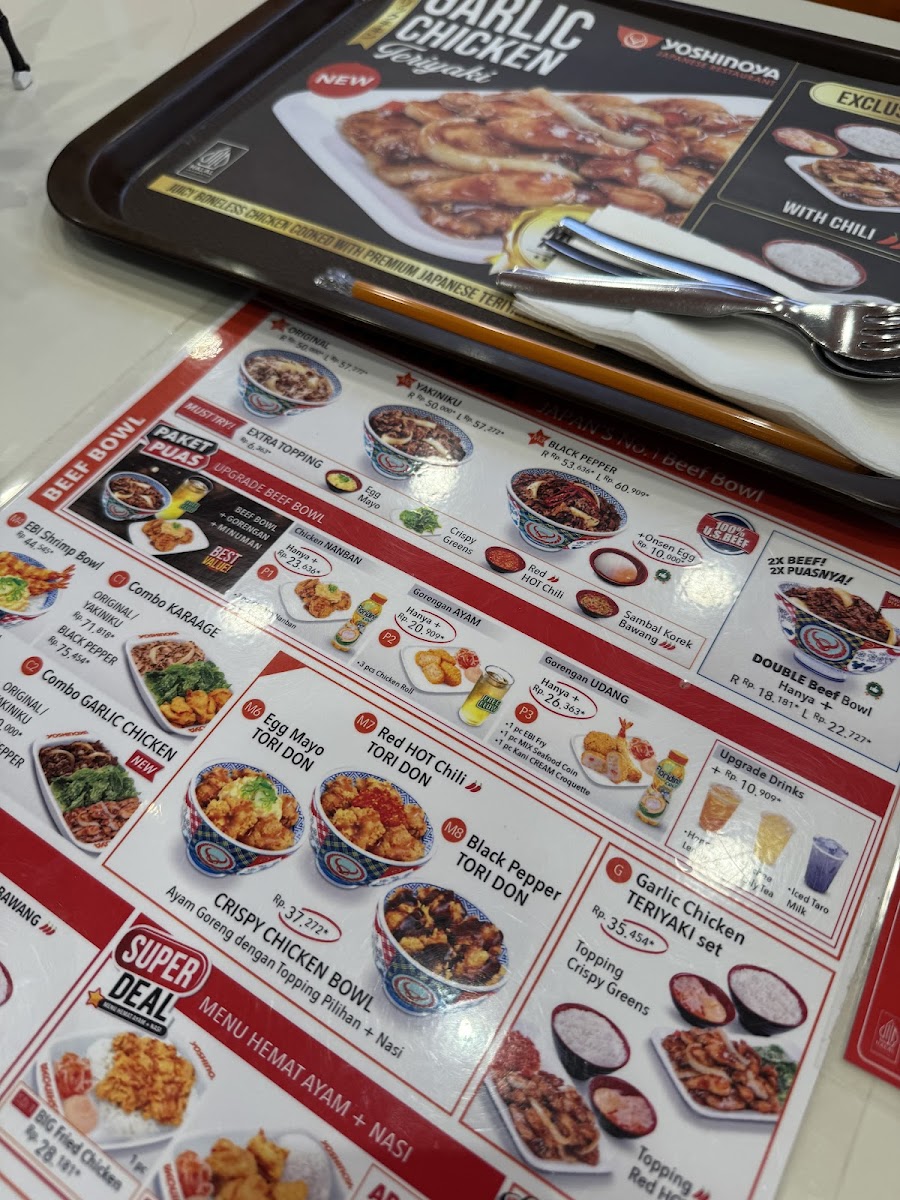 Menu Yoshinoya Matos-10
