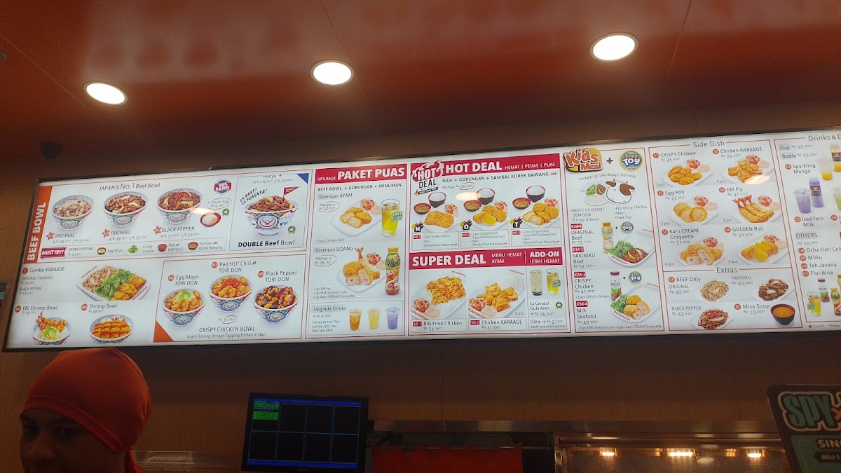 Menu Yoshinoya Matos-6