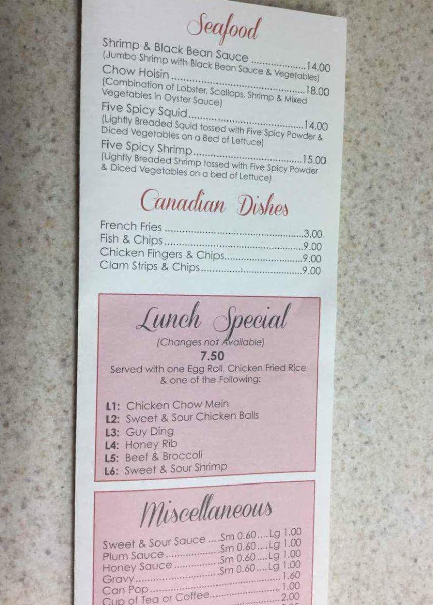 Menu You Like It Chinese Restaurant-5