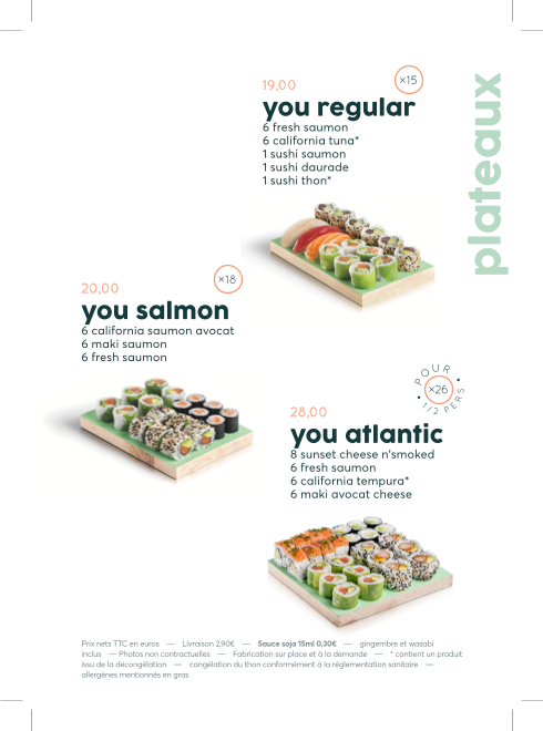 Menu You Sushi Biarritz-7