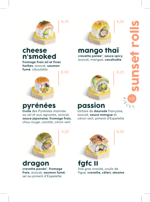 Menu You Sushi Biarritz-8