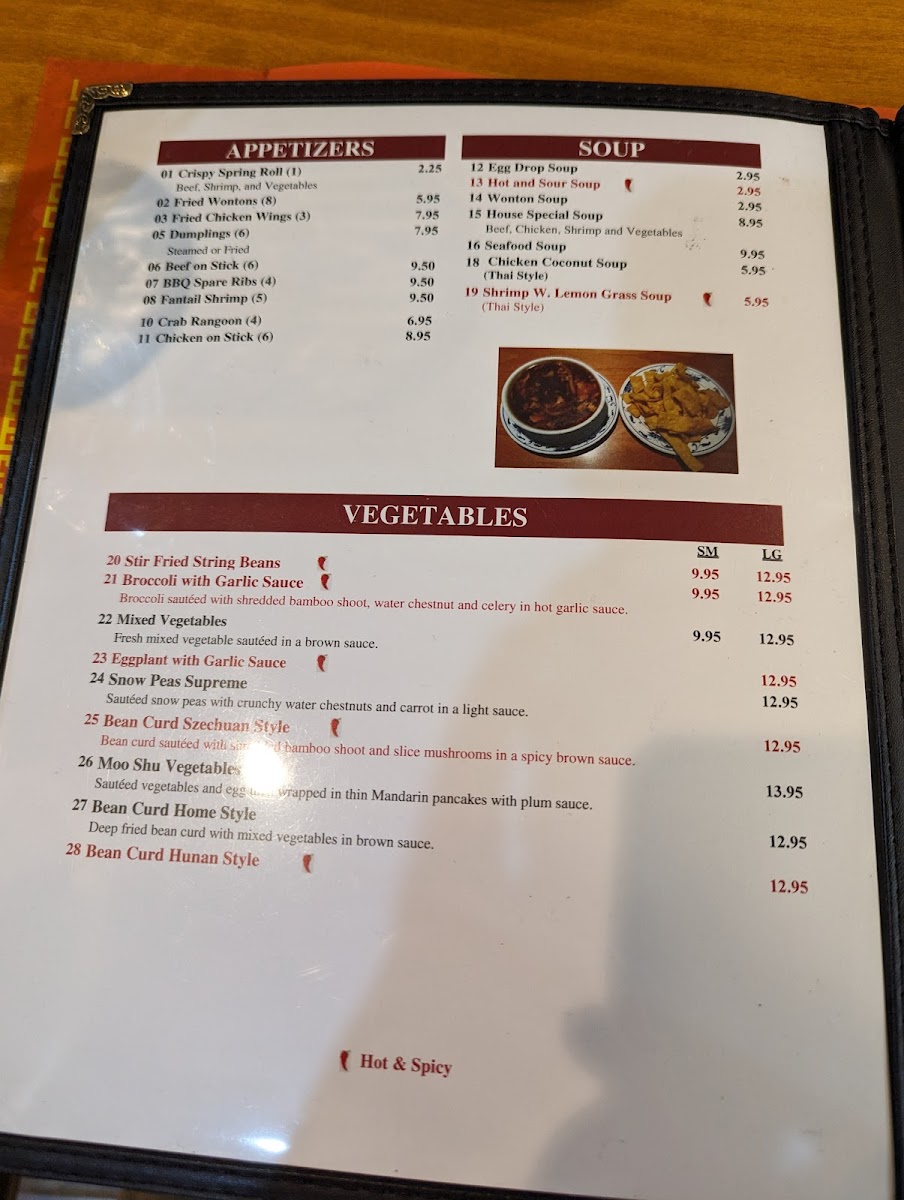 Menu Young Chow Cafe Chinese And Thai Restaurant-10