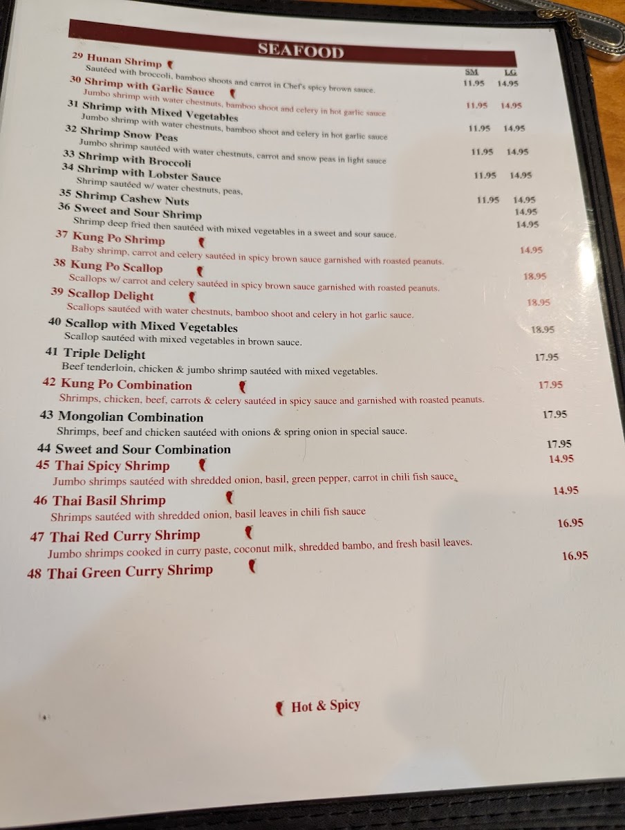 Menu Young Chow Cafe Chinese And Thai Restaurant-3