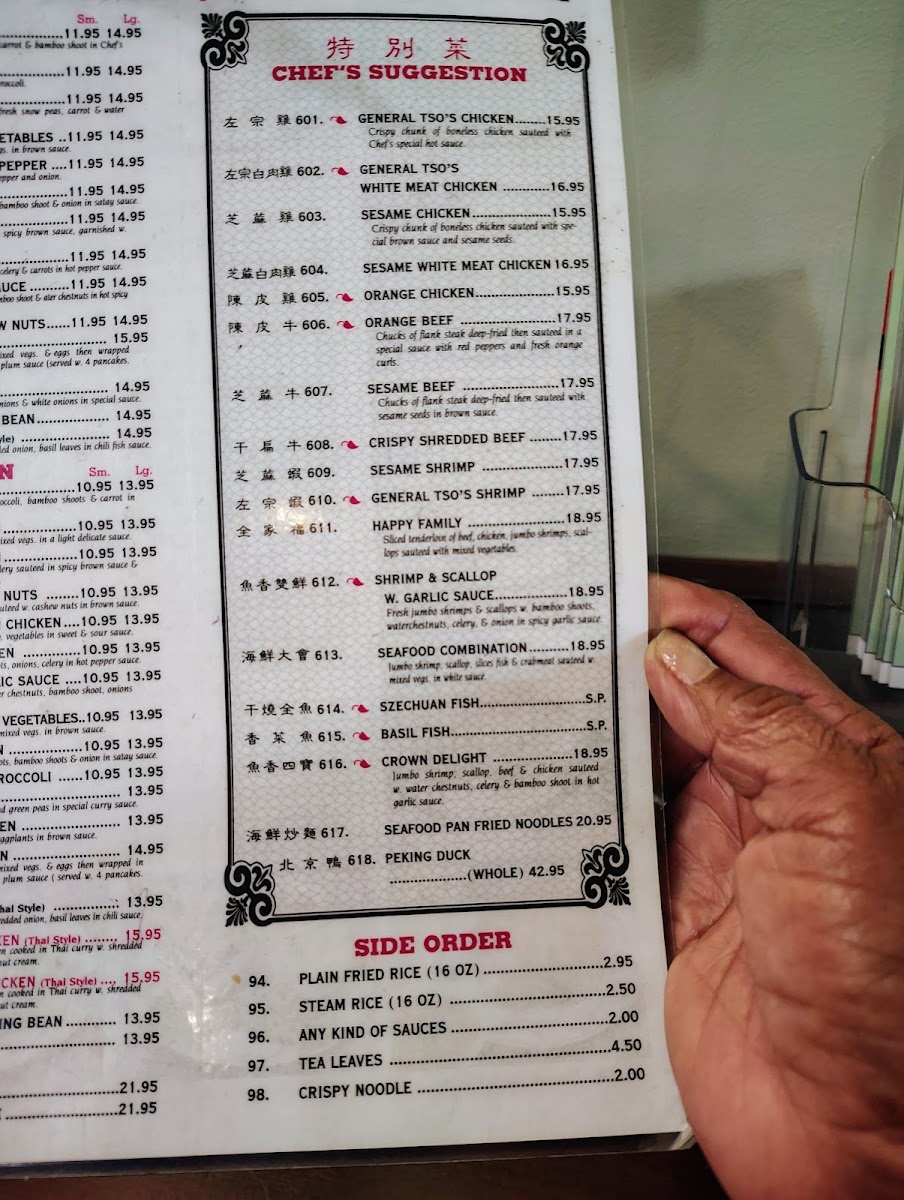 Menu Young Chow Cafe Chinese And Thai Restaurant-5