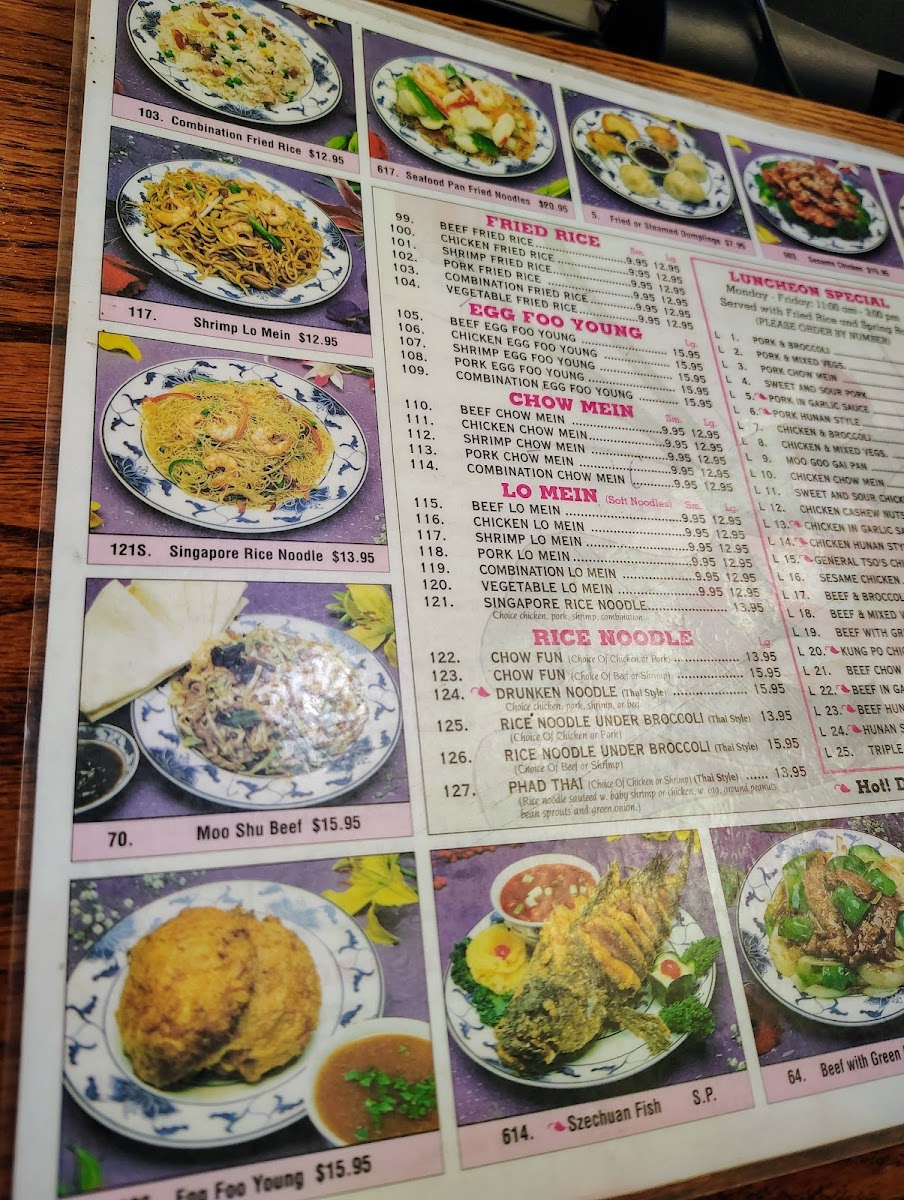Menu Young Chow Cafe Chinese And Thai Restaurant-7