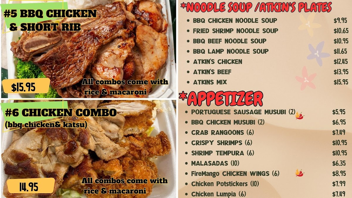 Menu Young Hawaiian Bbq-1