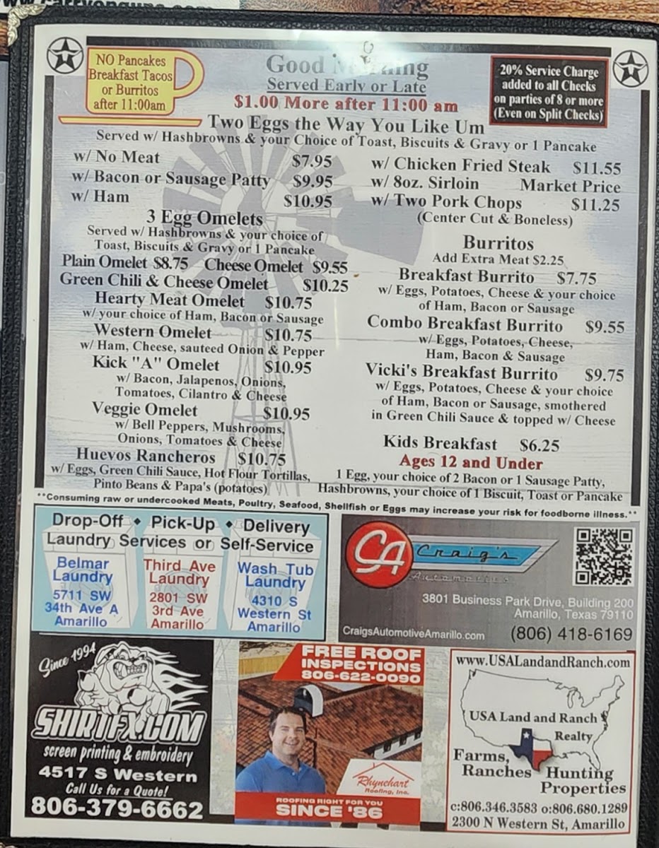 Menu Youngblood's Cafe-5
