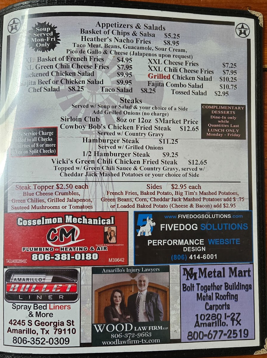 Menu Youngblood's Cafe-6