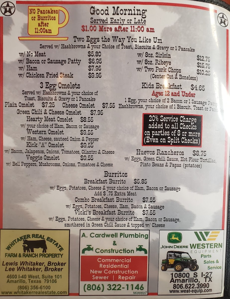 Menu Youngblood's Cafe-8
