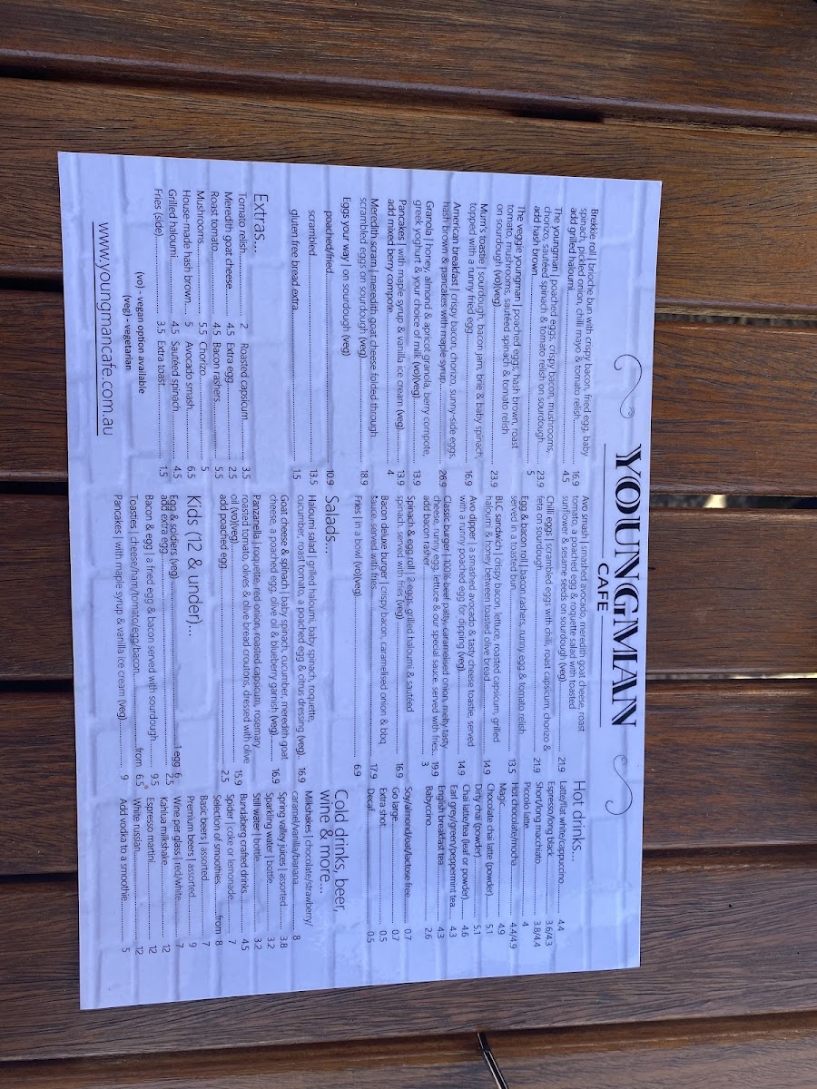 Menu Youngman Cafe-9