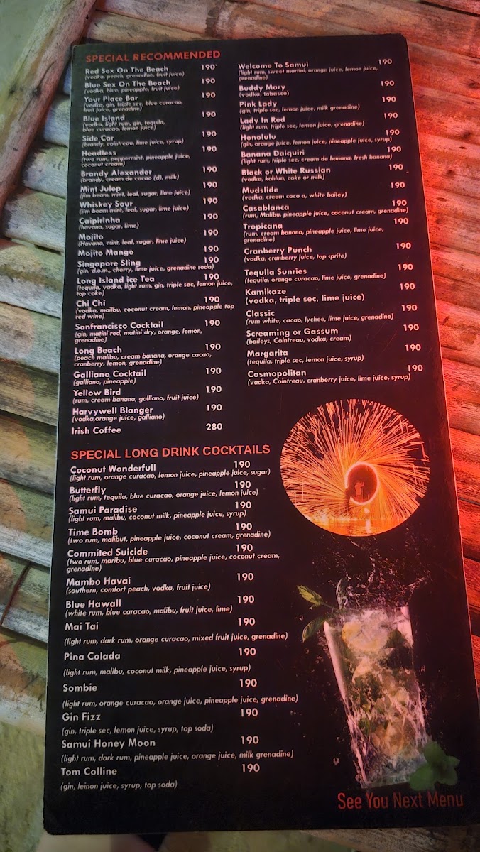 Menu Your Place Restaurant & Bar-4