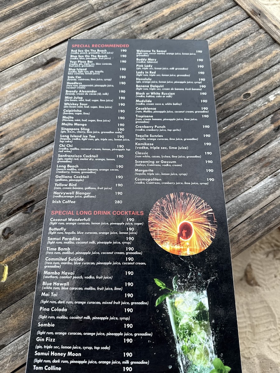 Menu Your Place Restaurant & Bar-9