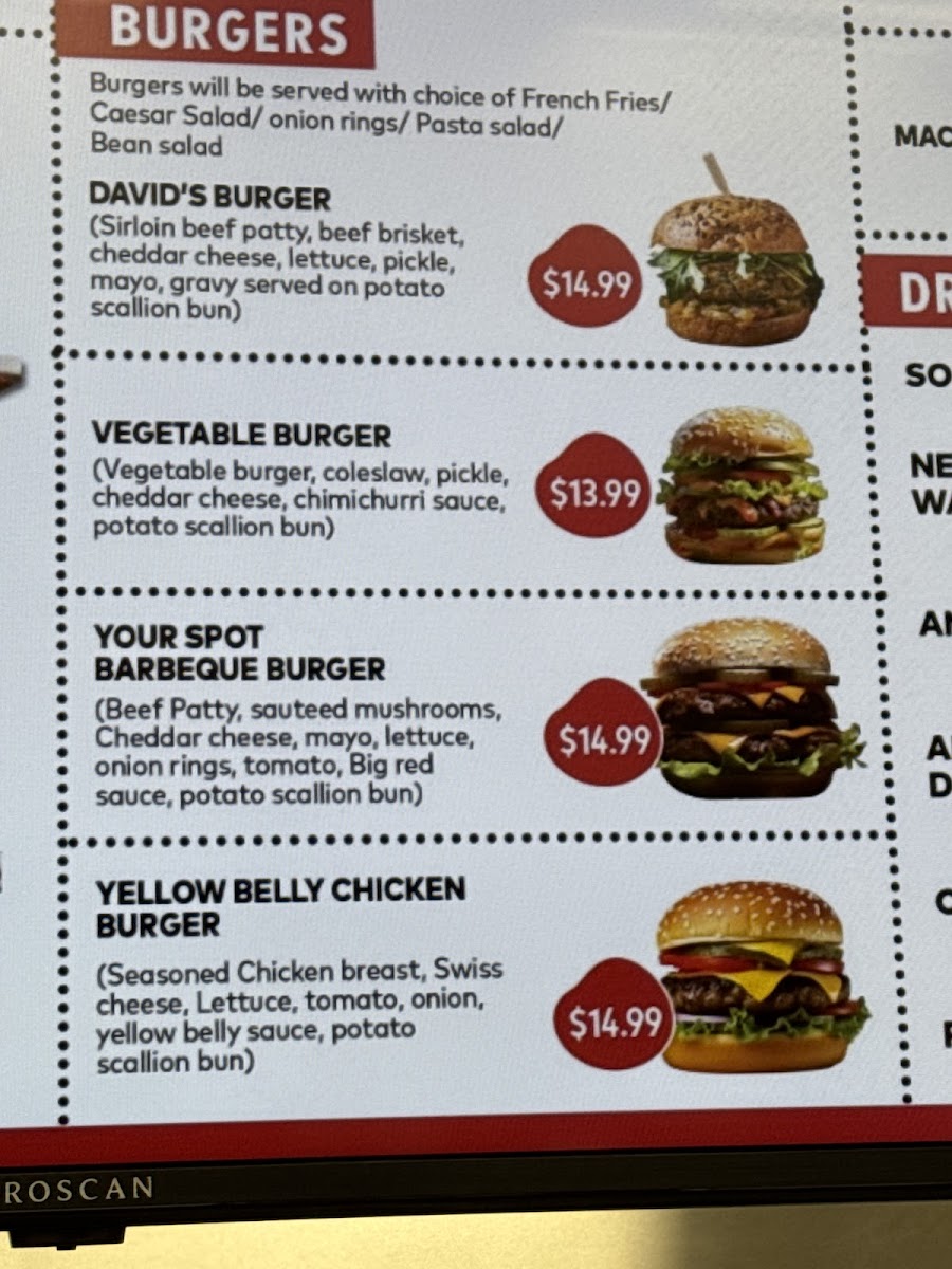 Menu Your Spot Barbeque Restaurant And Catering | Argyll-3
