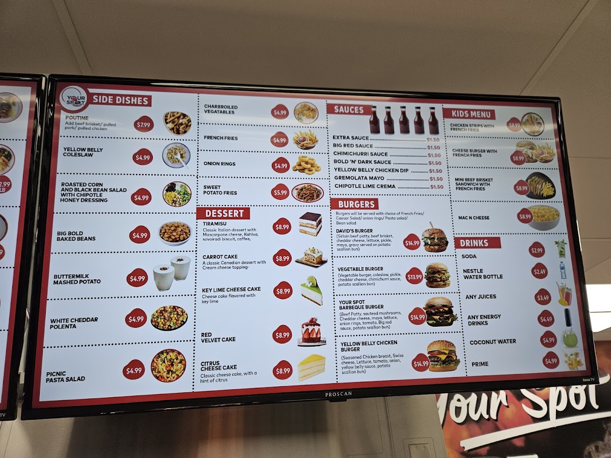 Menu Your Spot Barbeque Restaurant And Catering | Argyll-4