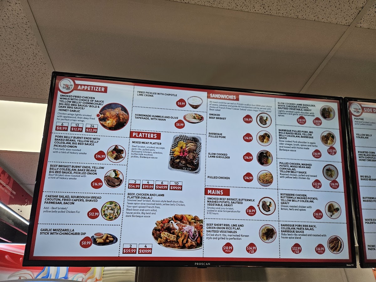 Menu Your Spot Barbeque Restaurant And Catering | Argyll-5