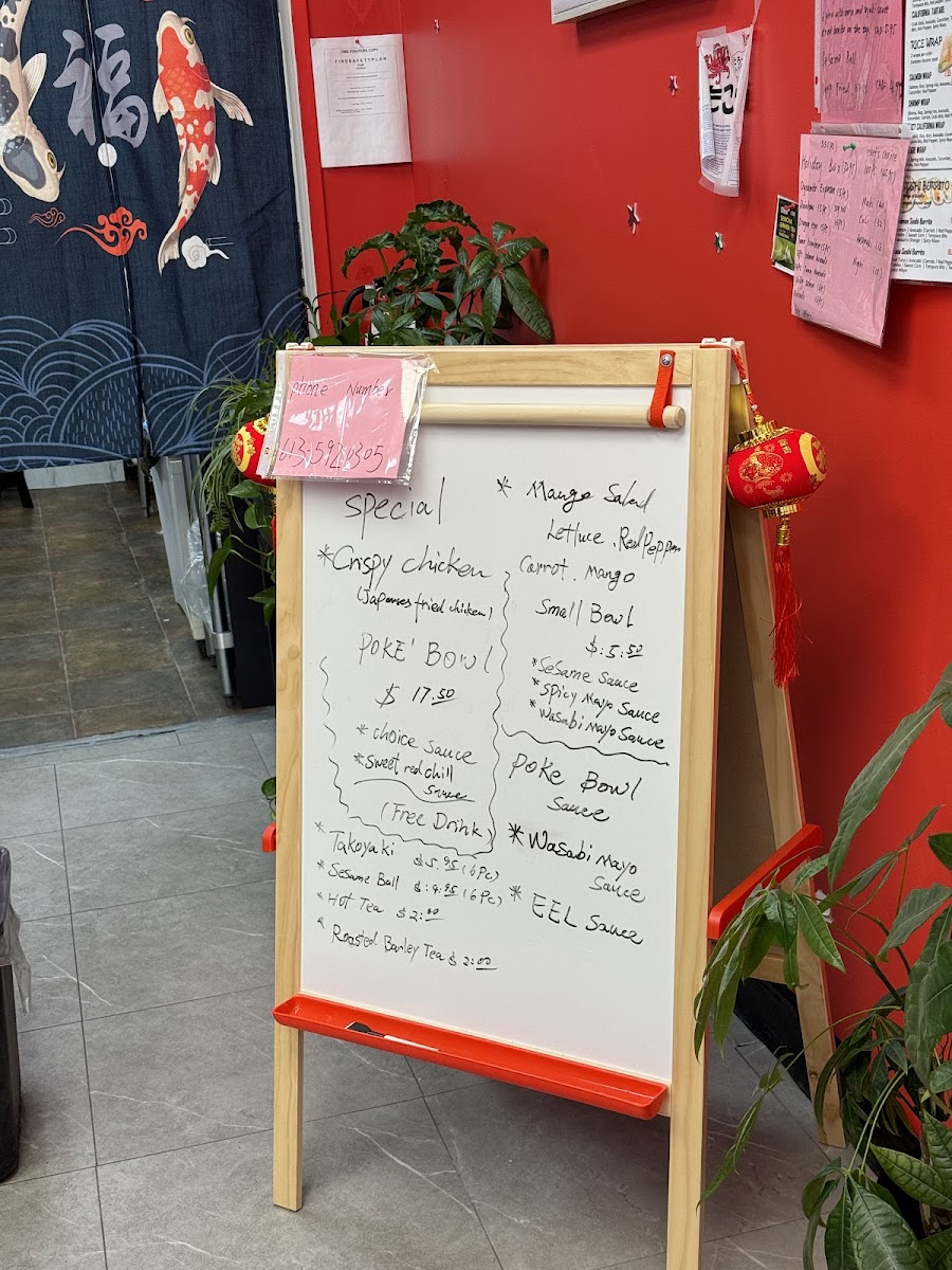 Menu Yu Sushi N Poke Kanata-4