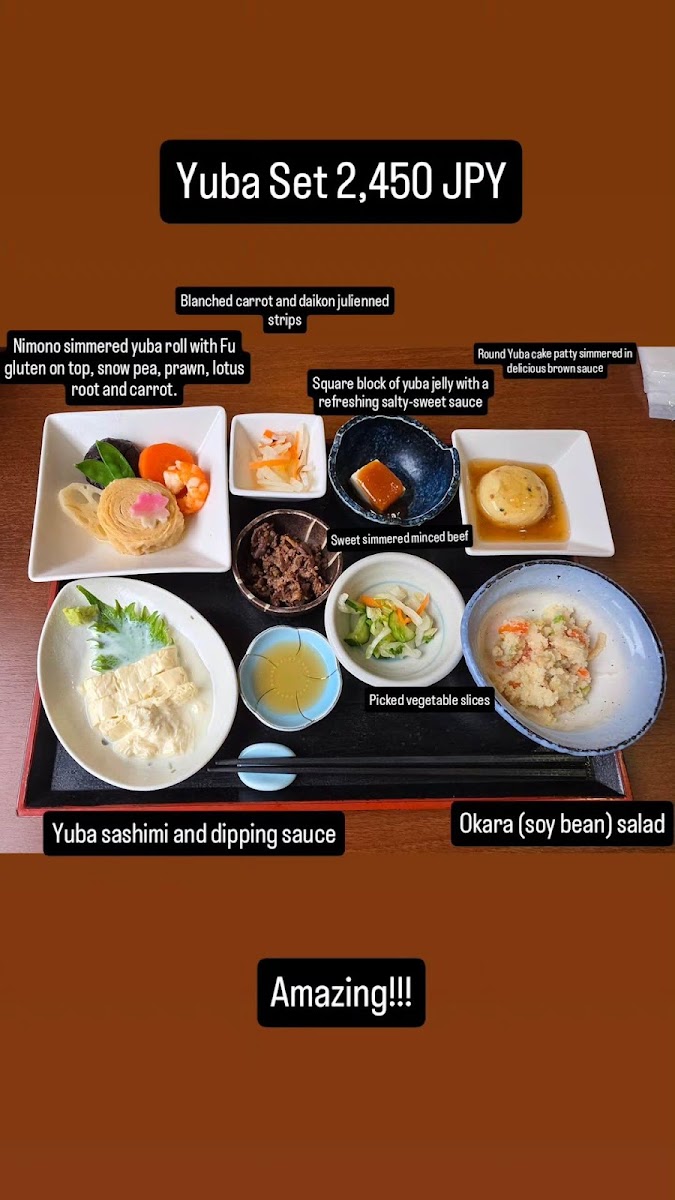 Menu Yuba Ryōri Aburagen-9