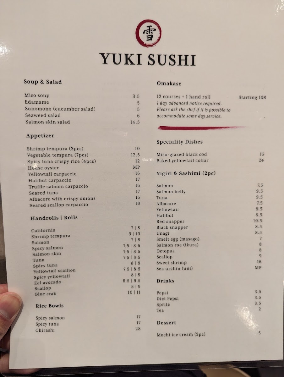 Menu Yuki Sushi-4