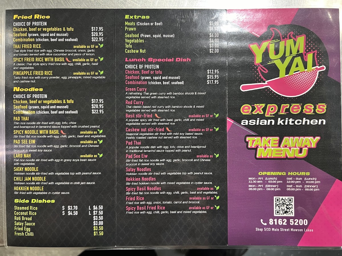 Menu Yum Yai Express Thai Kitchen-3