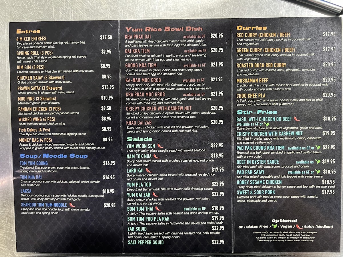 Menu Yum Yai Express Thai Kitchen-5