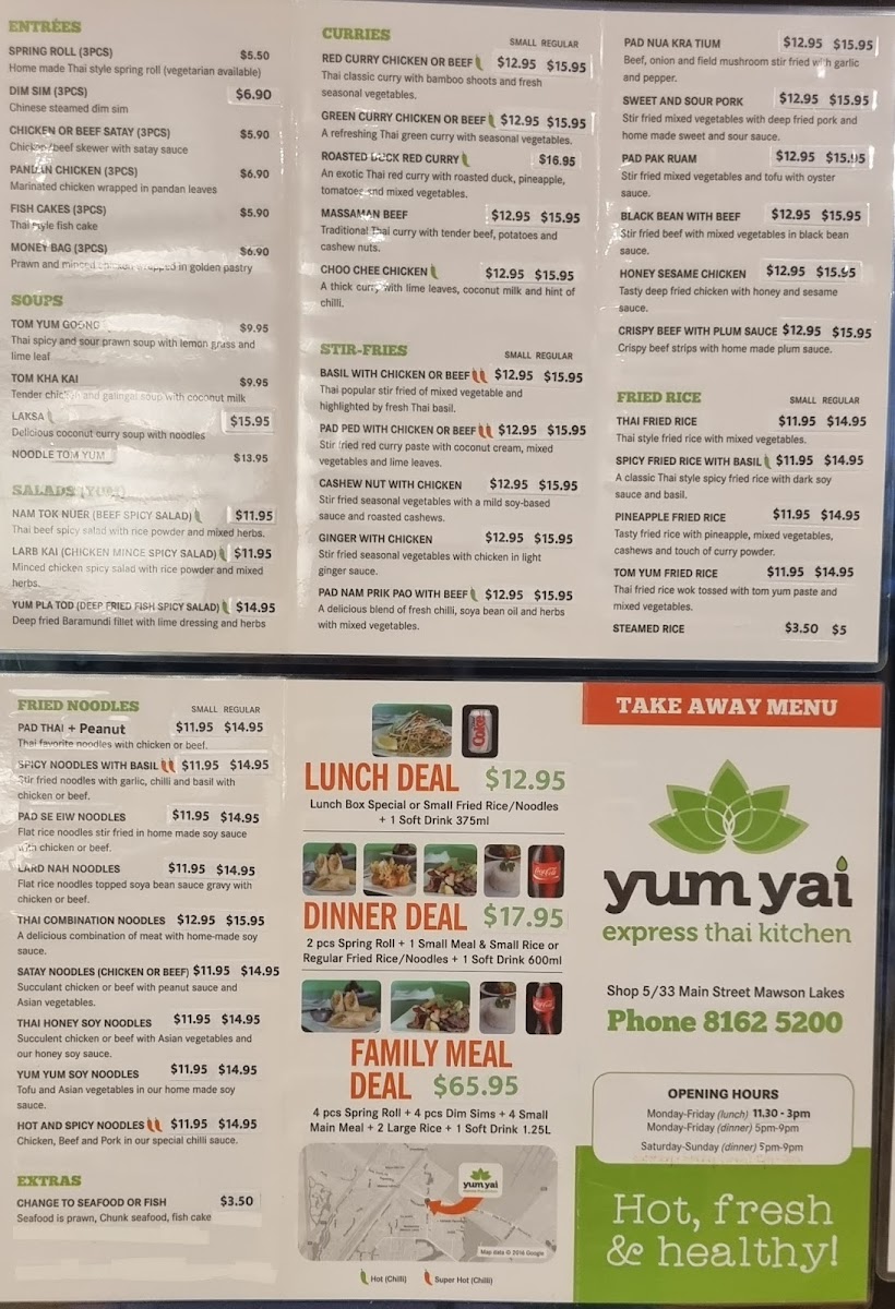 Menu Yum Yai Express Thai Kitchen-9