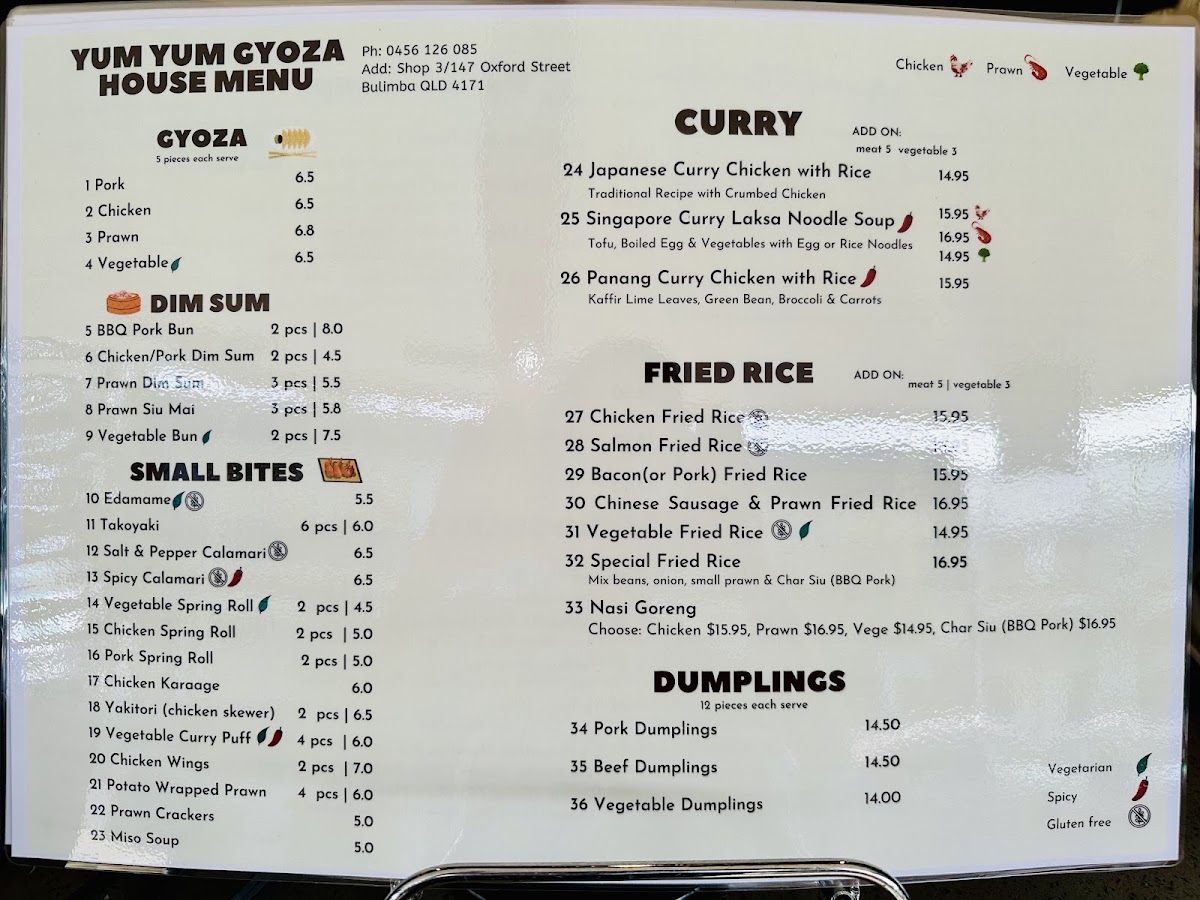 Menu Yum Yum Gyoza House-3
