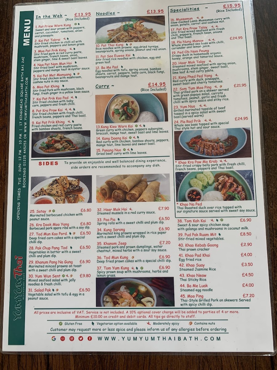 Menu Yum Yum Thai Bath-5