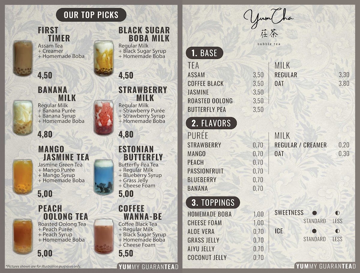 Menu Yumcha - Bubble Tea & Uji Matcha-1