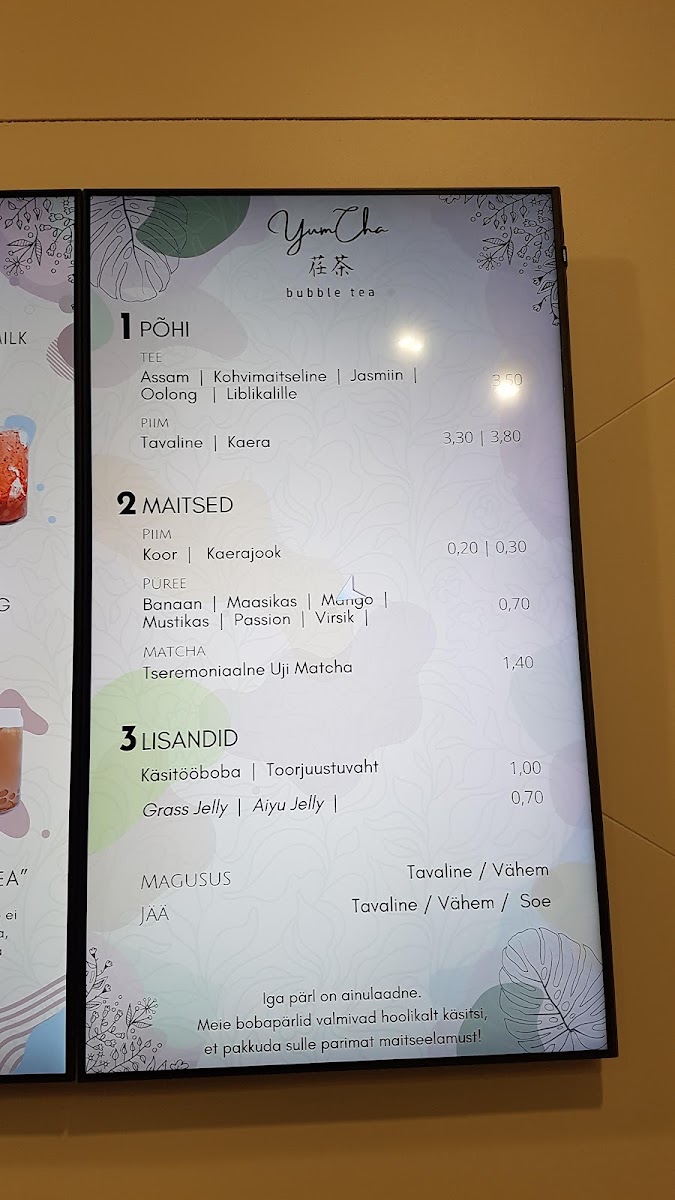 Menu Yumcha - Bubble Tea & Uji Matcha-4