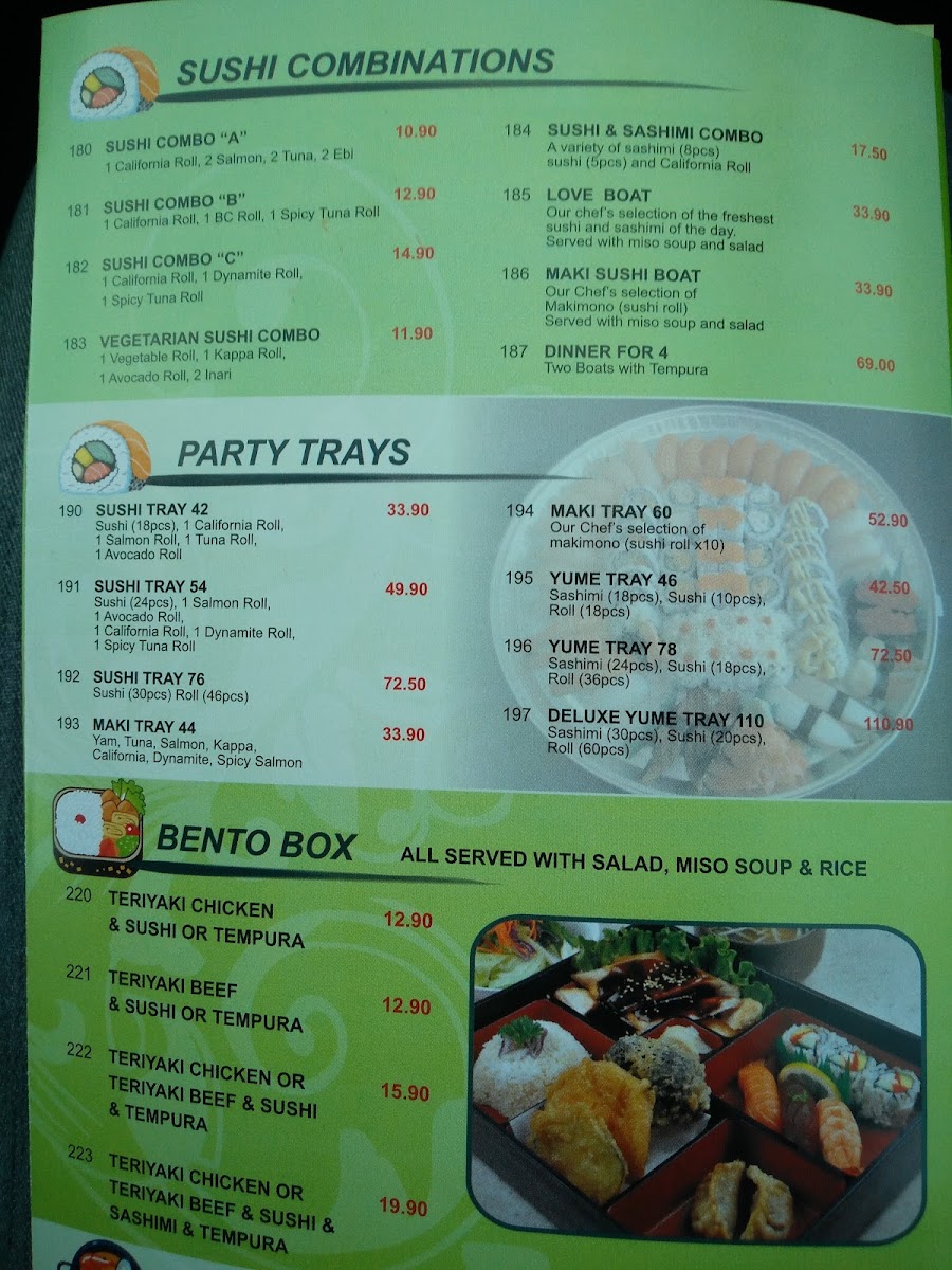 Menu Yume Sushi-1