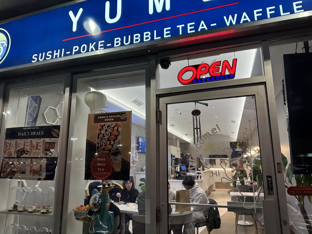 Yume (Sushi,bubble Tea,waffle,poke)