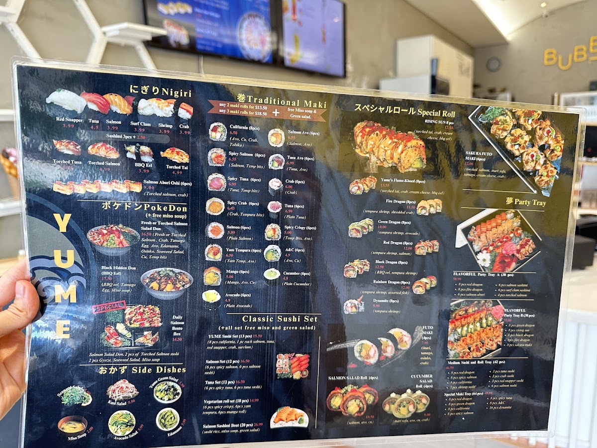 Menu Yume (Sushi,bubble Tea,waffle,poke)-4