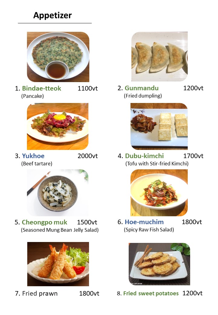 Menu Yumi Restaurant(Korean Restaurant)-2