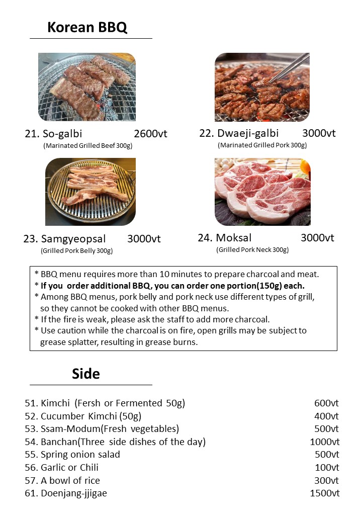 Menu Yumi Restaurant(Korean Restaurant)-3