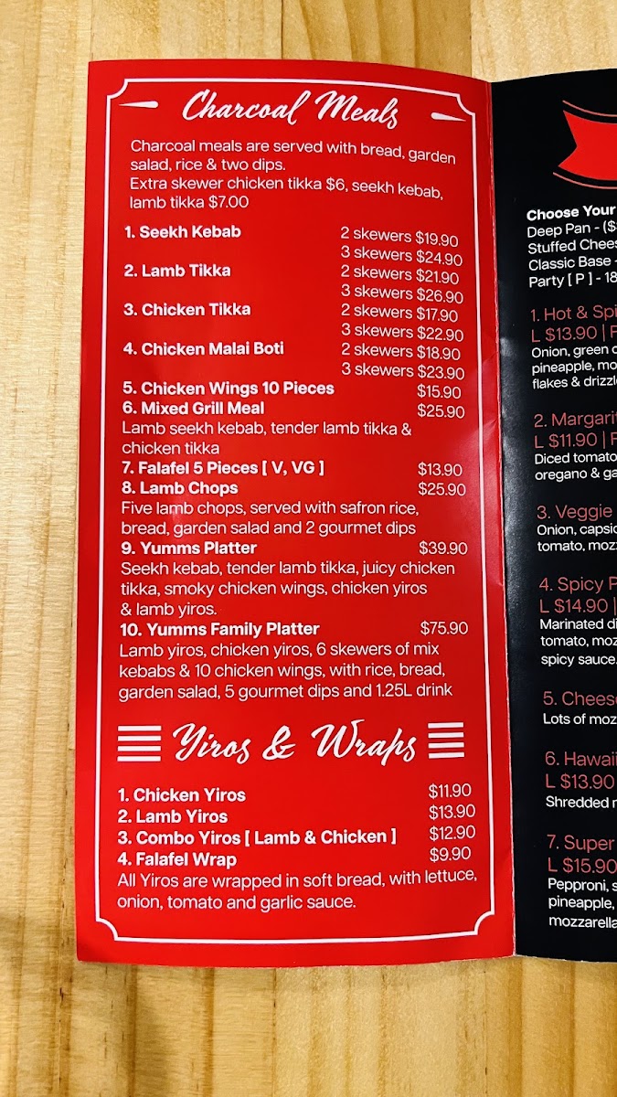 Menu Yumms Restaurant-4