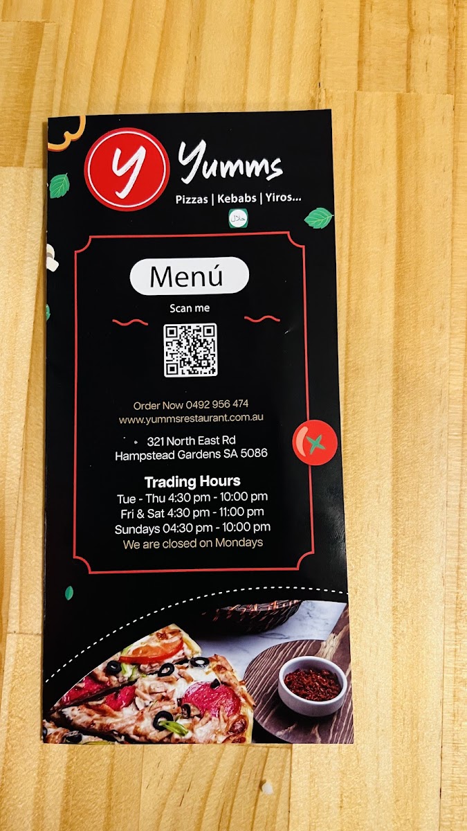 Menu Yumms Restaurant-6