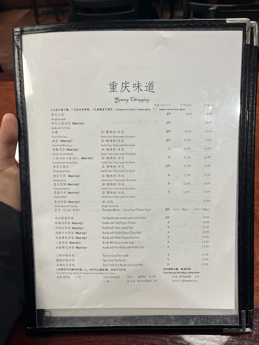 Menu Yummy Chongqing-5