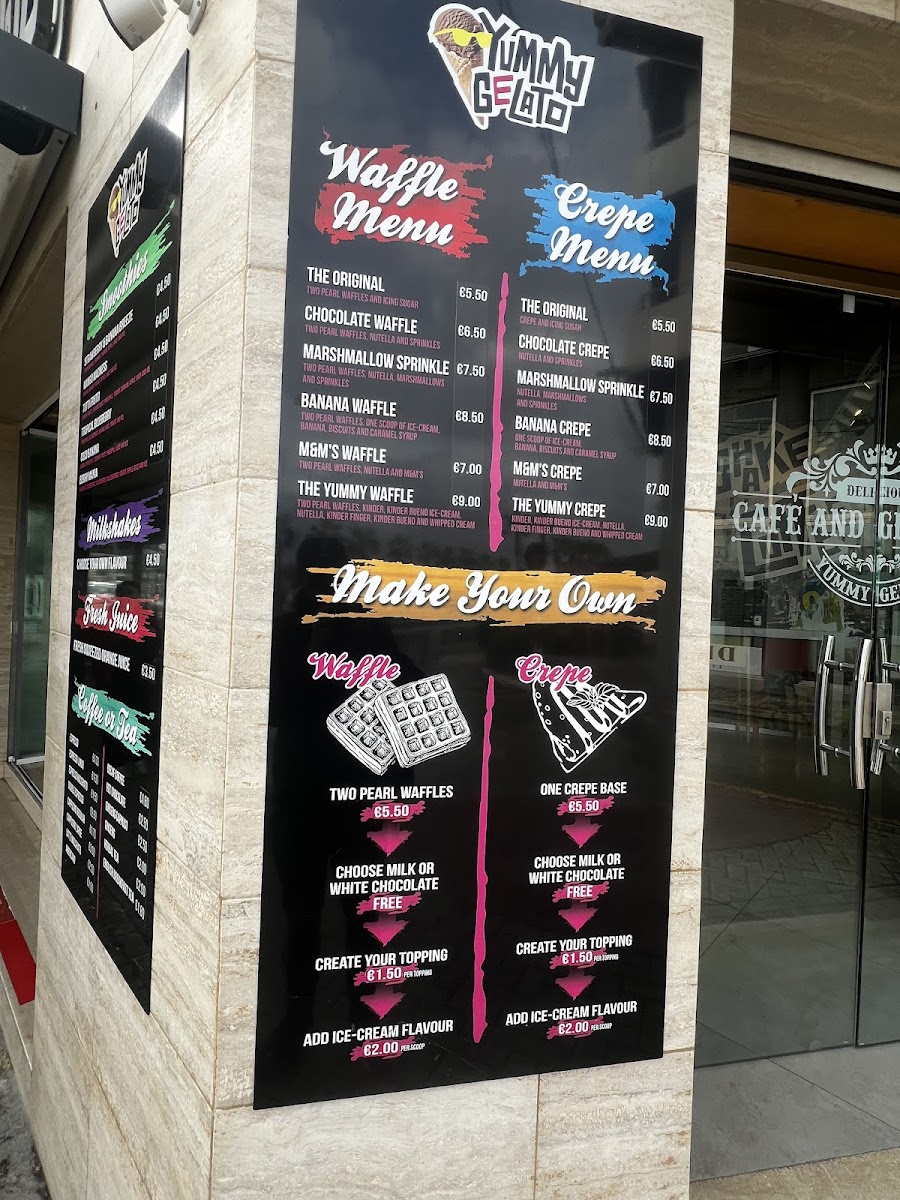 Menu Yummy Gelato-1