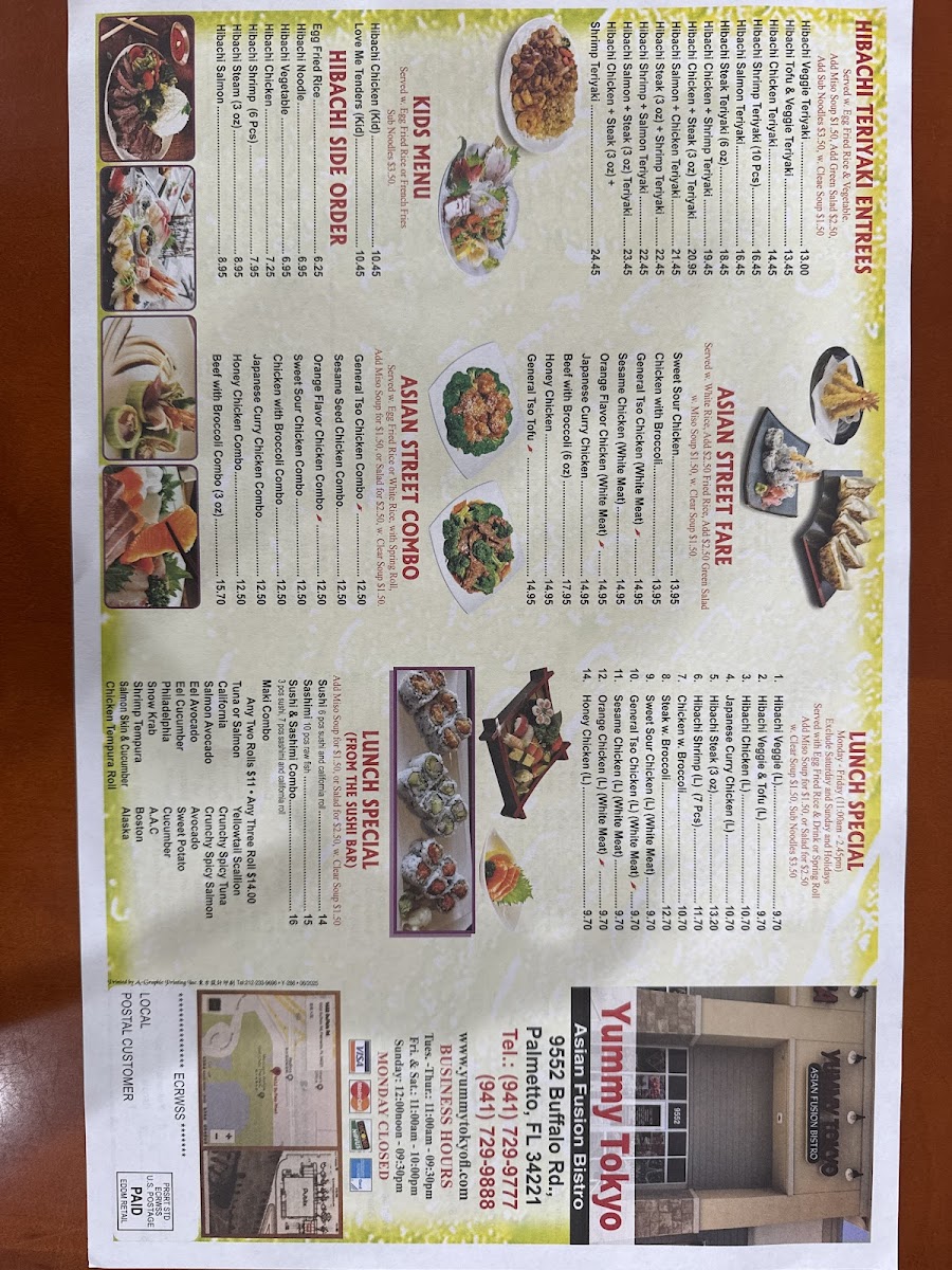 Menu Yummy Tokyo-6