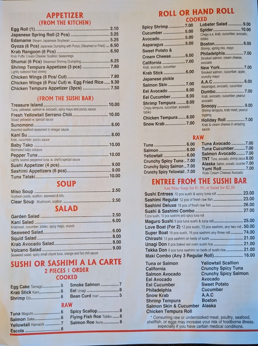 Menu Yummy Tokyo-8