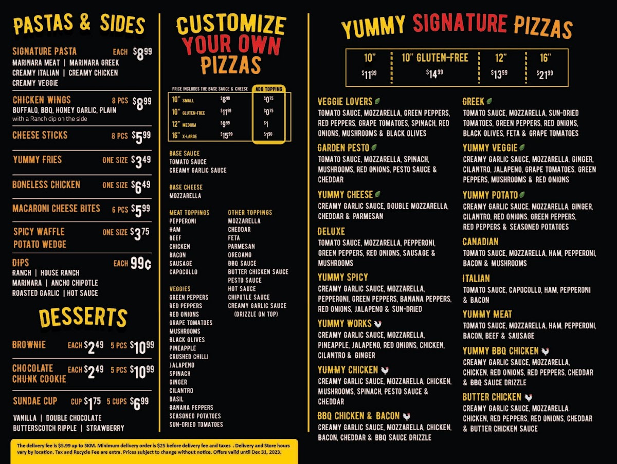 Menu Yummyslice Pizza-2