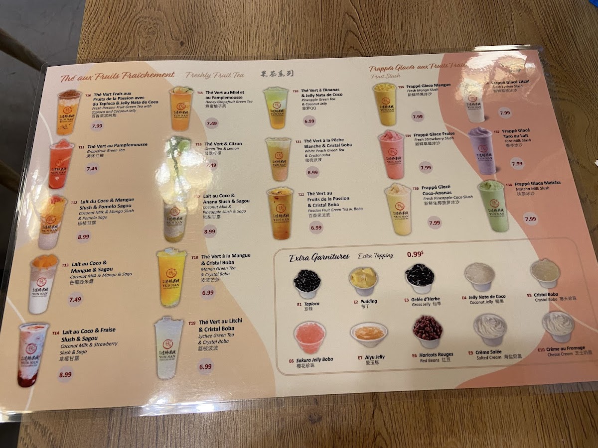 Menu Yunnan Nouilles De Riz West Island 十秒到过桥米线西岛店-5