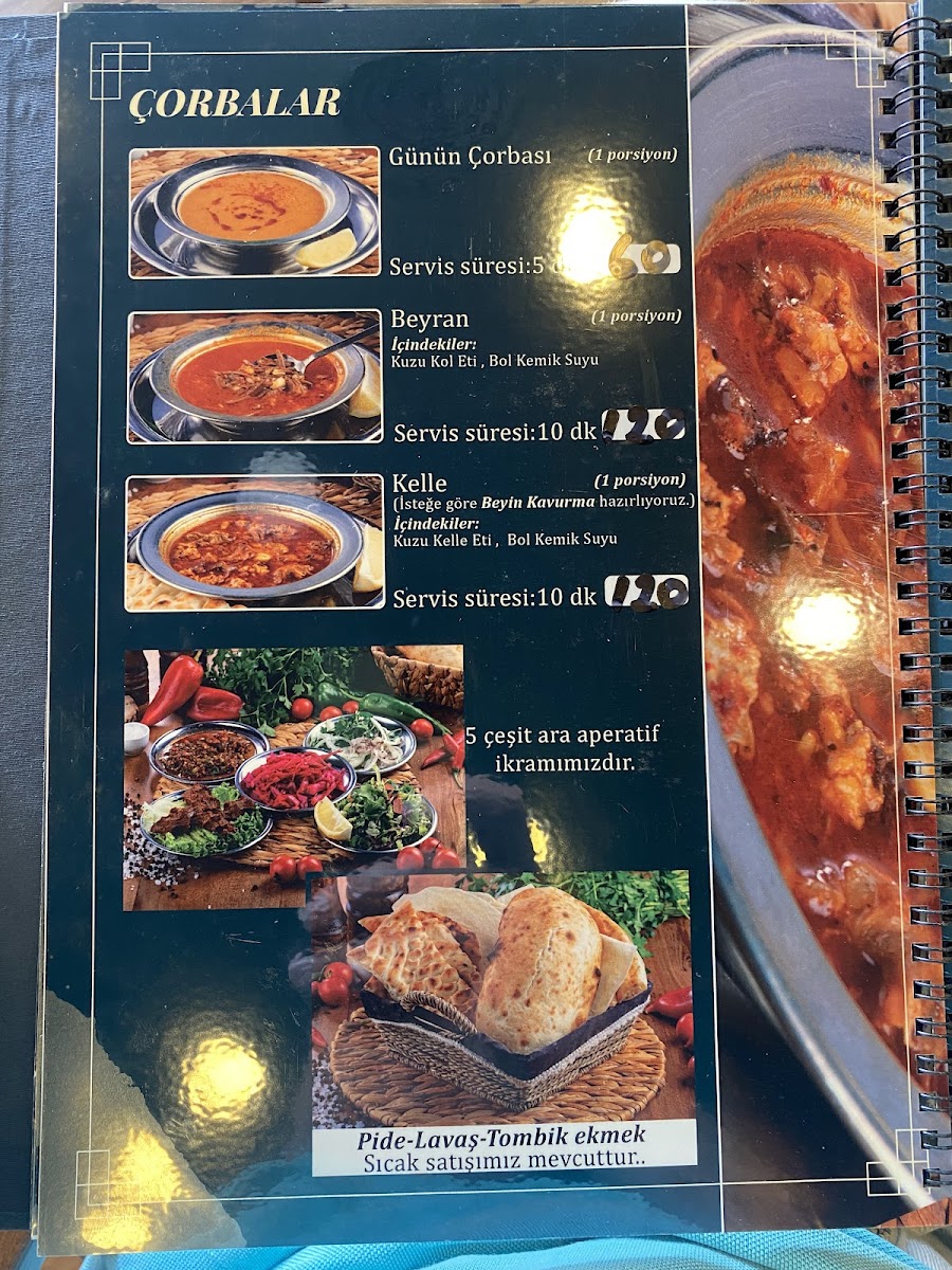 Menu Yunus Et-3