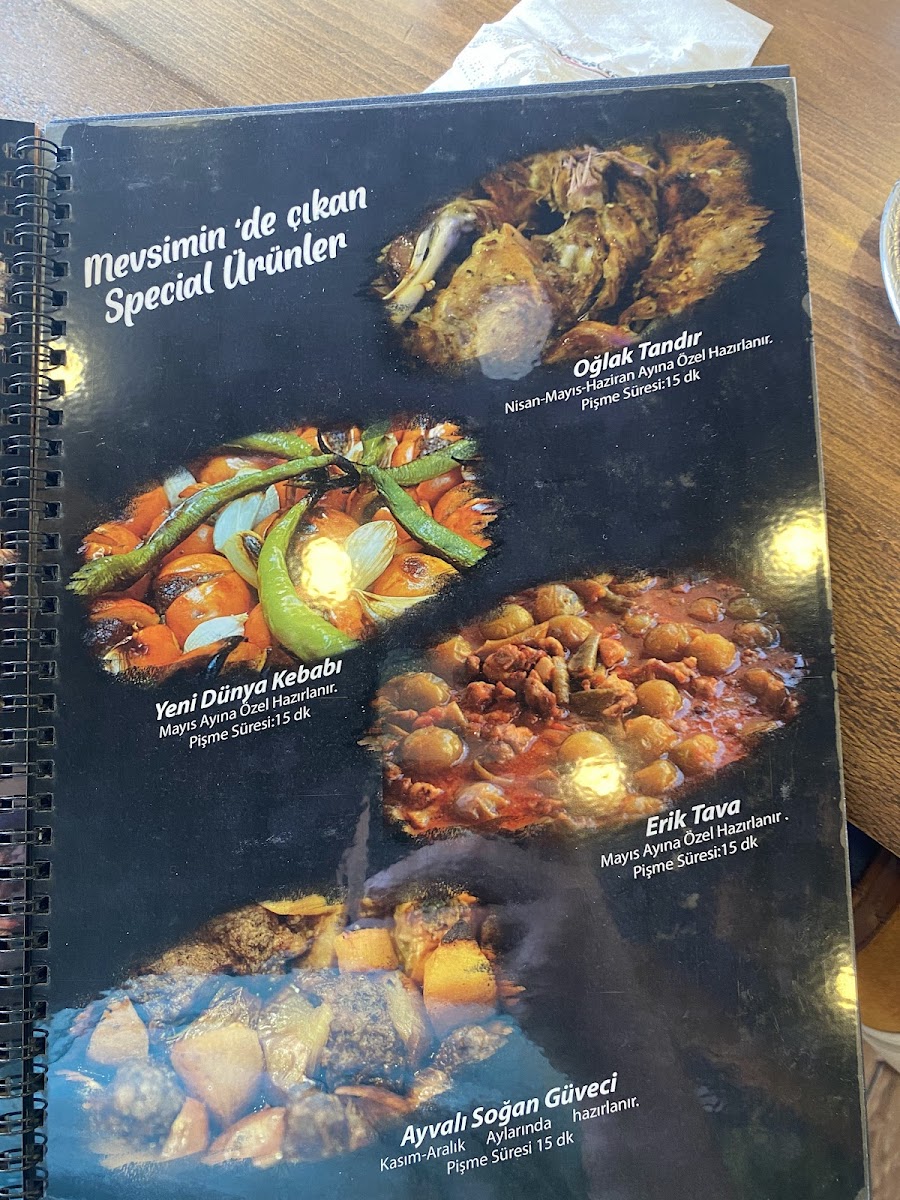 Menu Yunus Et-9