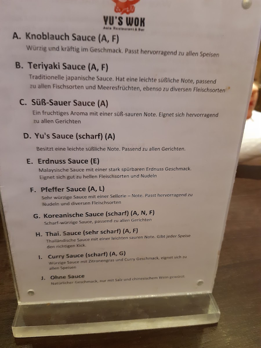 Menu Yu‘S Wok-8